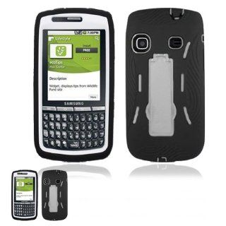 Samsung Replenish M580 Black And White Hardcore Kickstand Case: Cell Phones & Accessories