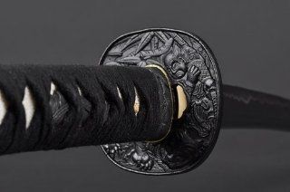 Fully Handmade Tiger Aluminium Alloy Japanese Samurai Katana Training Sword #982 : Martial Arts Practice Swords : Sports & Outdoors