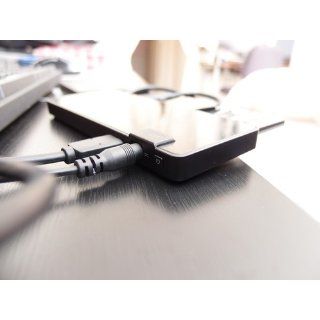 Anker Uspeed USB 3.0 7 Port Hub + 5V 2A Charging Port, with 12V 4A Power Adapter and 4ft USB 3.0 Cable: Computers & Accessories