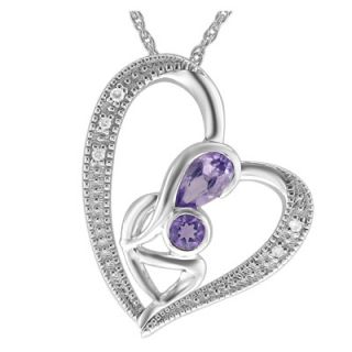 motherly love heart pendant in sterling silver orig $ 129 00 now $ 109