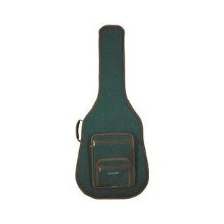 Musician's Gear Elite Series Acoustic Guitar Gig Bag, Green: Musical Instruments
