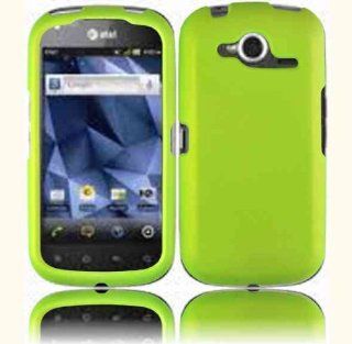 Pantech Burst P9070 ( AT&T ) Phone Case Accessory Light Green Hard Snap On Cover with Free Gift Aplus Pouch Cell Phones & Accessories