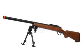 AMS Sniper Rifle Package: AGM VSR 10 Bolt Action Sniper Rifle w/ Full Metal Bipod   WOOD : Airsoft Rifles : Sports & Outdoors
