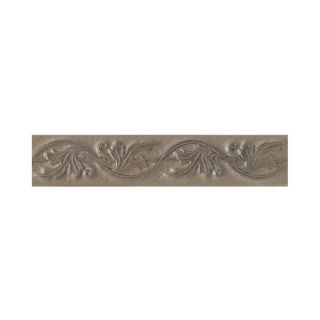 American Olean Costa Rei Terra Marrone Ceramic Listello Tile (Common: 2 in x 10 in; Actual: 2 in x 10 in)