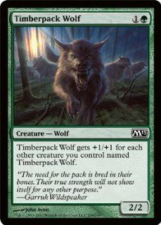 Magic: the Gathering   Timberpack Wolf (194)   Magic 2013: Toys & Games