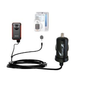 Samsung W300 / HMX W300 compatible Gomadic Multi Port Mini DC Auto / Vehicle Charger   One Charger with connections for two devices using upgradeable TipExchange : Video Equipment : Camera & Photo