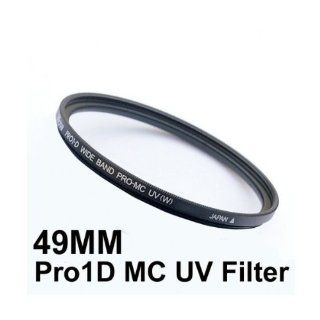 RainbowImaging Pro 1D super slim 49mm UV (Ultra Violet) Multi Coated Glass Filter, (Glass made in Japan, same class as HOYA Pro 1 series, 3rd Brand) : Camera Lens Sky And Uv Filters : Camera & Photo