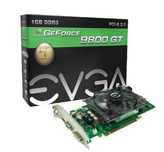 EVGA nVidia GeForce 9800GT 1 GB DDR3 VGA/DVI/HDMI PCI Express Video Card 01G P3 N988 TR: Electronics