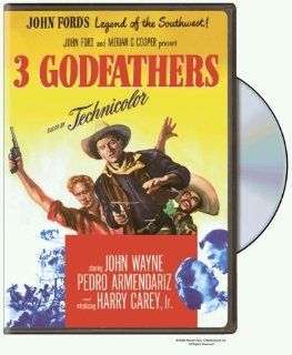 3 Godfathers: John Wayne, Ward Bond, Ben Johnson, John Ford: Movies & TV