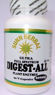 DigestALL   Full Spectrum Plant Enzymes to Aid in Proper Digestion and Nutrient Absorption: Health & Personal Care