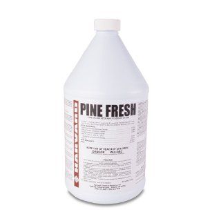 Harvard Chemical 605 Pine Fresh Quaternary Disinfectant Cleaner, Pine Oil Odor, 1 Gallon Bottle, Amber (Case of 4): Science Lab Disinfectants: Industrial & Scientific