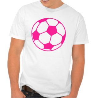 Hot Pink Soccer Ball Shirts