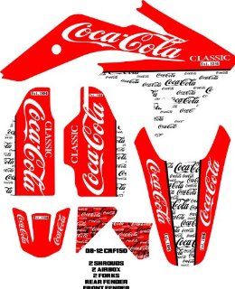 Honda 08 12 CRF 150 Graphic Kit Shroud Plastic Decals CRF 150 150R Crf150R Decal MX: Everything Else