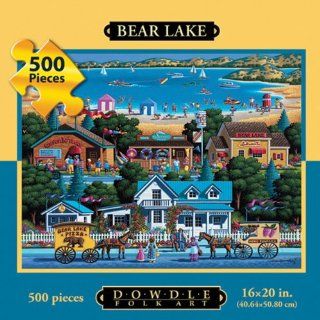 Dowdle Bear Lake 500 Piece Puzzle: Toys & Games