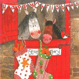 Stable Horses Christmas Cards   Greeting Cards