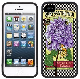 Chrysanthemums Handmade iPhone 5 Black Bumper Plastic Case: Cell Phones & Accessories