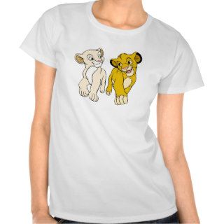 Lion King's Simba & Nala smiling Disney T shirts