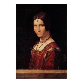 la belle ferronniere, Leonardo da Vinci Posters