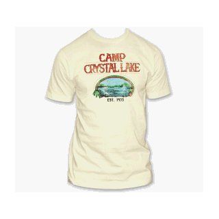 Friday The 13th   Camp Crystal Lake Fitted T shirt , SMALL: Clothing
