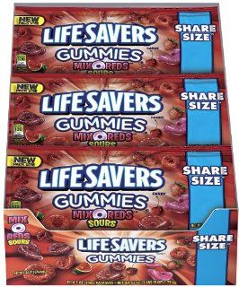 LifeSavers Gummies Mix O Reds, 4.2 Ounce (Pack of 90) : Gummy Candy : Grocery & Gourmet Food