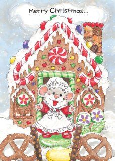 Suzy's Zoo Christmas Cards, "Tillie's Gingerbread House" 10923: Health & Personal Care