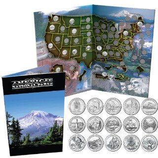 First 15 National Park Quarters with Display Map: Toys & Games