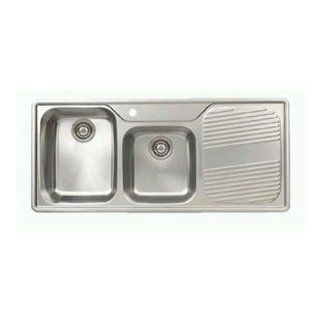 Franke ARX621RH Artisan Double Bowl Kitchen Sink Stainless Steel: Kitchen & Dining