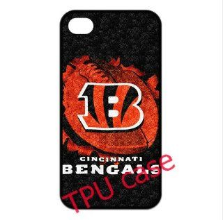 NFL Cincinnati Bengals iPhone 4/4S TPU Cases Bengals logo by hiphonecases: Cell Phones & Accessories