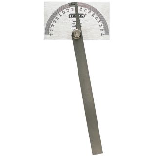 General Tools & Instruments 180° Ground Stainless Steel Protractor