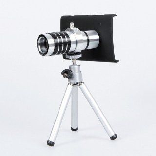 Aluminium 12x Optical Zoom Telescope Camera lens with Mini Tripod for NOKIA Lumia 920: Cell Phones & Accessories