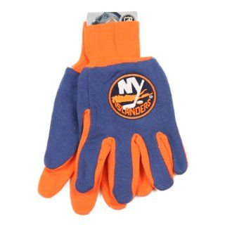 New York Islanders Jersey / Gripper Palm Gloves (One Size Fits Most Ages 15+): Sports & Outdoors