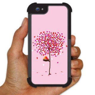 iPhone 5 BruteBoxTM Case   Love Birds   Valentine's Theme   2 Part Rubber and Plastic Protective Case: Cell Phones & Accessories