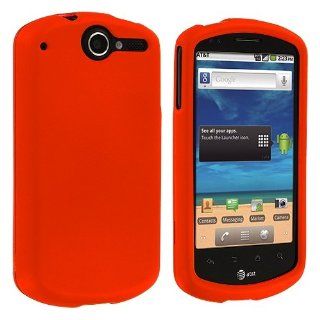 Orange Snap On Hard Skin Case Cover for Huawei Impulse 4G U8800: Cell Phones & Accessories