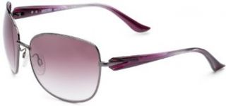 Moschino MO 630 02 Sunglasses   Gunmeatl/Violet at  Womens Clothing store: