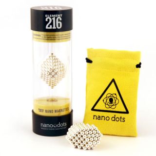 Nanodots Magnetic Constructors Silver   216 Dots      Unique Gifts