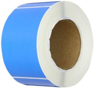 Tape Logic DL632C Inventory Rectangle Label, 5" Length x 3" Width, Light Blue (Roll of 500): Industrial & Scientific