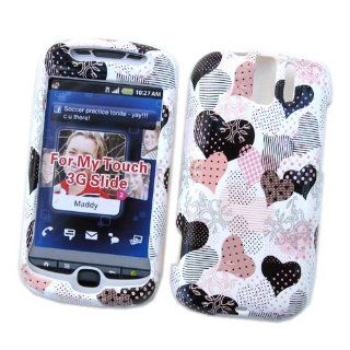 HTC myTouch 3G Slide / HTC Espresso Snap On Protector Hard Case "Patterns of Love" Design: Cell Phones & Accessories