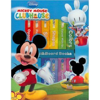 Mickey Mouse Clubhouse: 12 Board Books (Book Block Series): Books