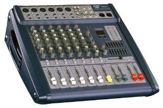 Pyle Pro PMX608 6 Channel 500 Watts Digital Powered Stereo Mixer W/DSP: Musical Instruments