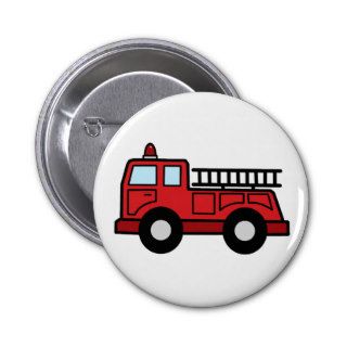 Cartoon Clip Art Firetruck Emergency Vehicle Truck Pin