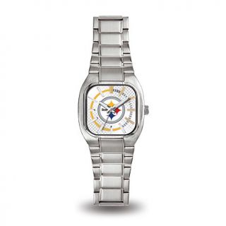 NFL Team Logo "Turbo Series" Silvertone Bracelet Watch   Cowboys   Steelers