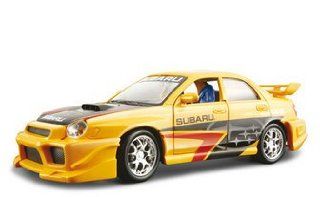 2002 Subaru Impreza WRX Custom Orange 1:24 Diecast: Toys & Games