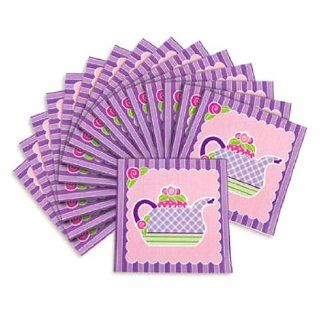 Tea Party Lunch Napkins (16 pc): Toys & Games