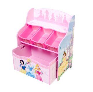Disney Princess 3 Bin Organizer With Roll Out Toy Box: Toys & Games