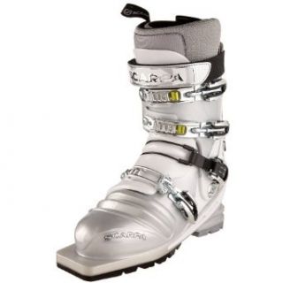 SCARPA Women's T1 Lady Telemark Boot, Silver, 27 M Mondo / 8 M UK / 10 M US Women : Telemark Ski Boots : Clothing