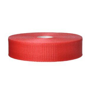 Presco BW2R200 658 200' Length x 2" Width, Polypropylene, Red Woven Barricade Tape (Pack of 48): Safety Tape: Industrial & Scientific