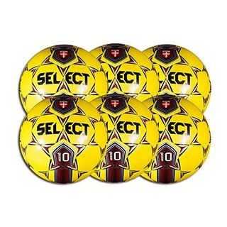 Select Numero 10 Game Ball 6 Pack   Yellow : Sports & Outdoors