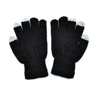 Capacitive Screen Touching Hand Warmer Gloves   Black (Pair): Cell Phones & Accessories