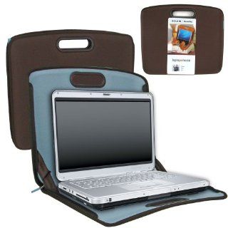 Belkin Laptop Sleeve Carry Case   Brown W/ Blue Interior: Computers & Accessories