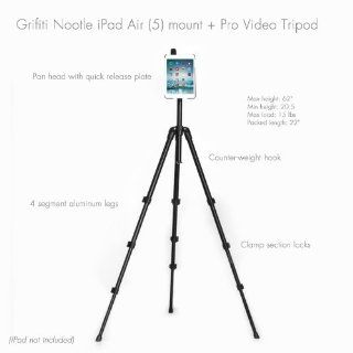 Grifiti Nootle iPad Air Video Tripod with Pan Head and Tripod Mount for Coaches, Teachers, Parents, Outdoors Pro Video Pan Shots and Photos: Computers & Accessories